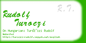 rudolf turoczi business card